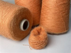 Kid mohair - i sun orange, 25 gram